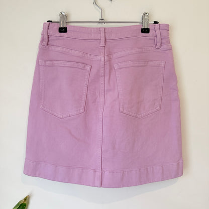 Country Road Lilac Denim Mini Skirt Size 8