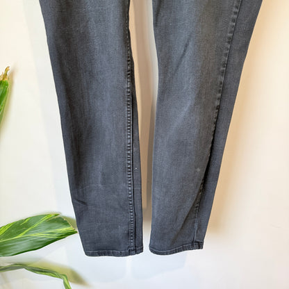 Guess Faded Black Power Skinny Jeans Size 30