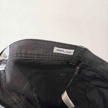 Just Jeans Faded Black Regular Straight Jeans Size 30W 30L