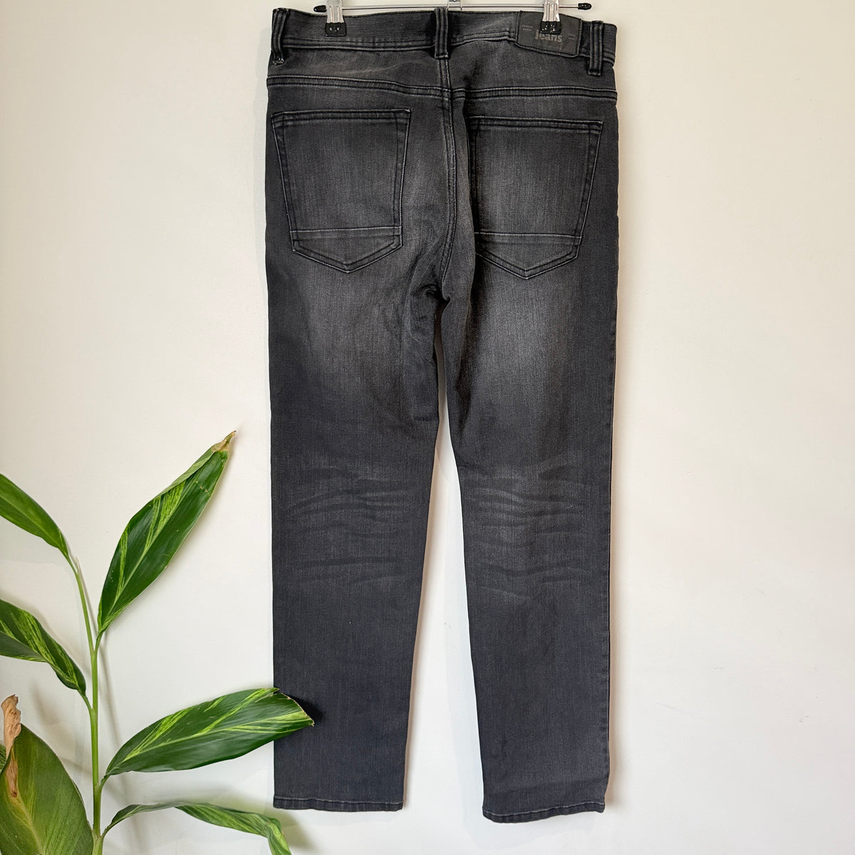 Just Jeans Faded Black Regular Straight Jeans Size 30W 30L