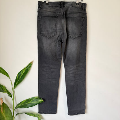 Just Jeans Faded Black Regular Straight Jeans Size 30W 30L