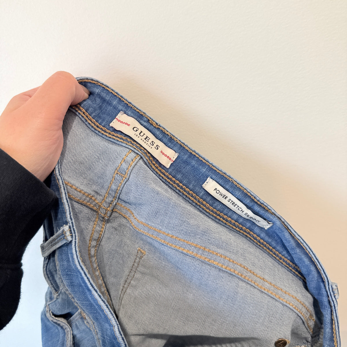 Guess Mid Blue Power Stretch Skinny Jeans Size 30