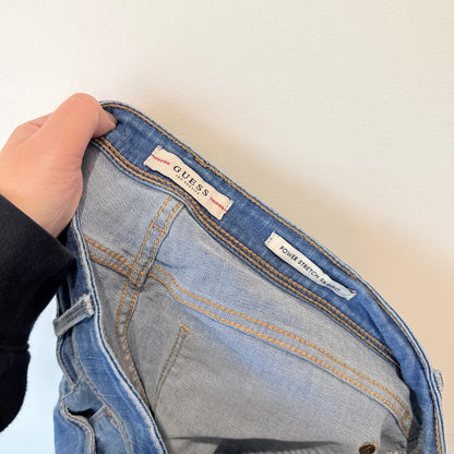 Guess Mid Blue Power Stretch Skinny Jeans Size 30