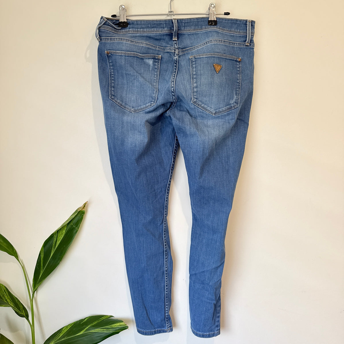 Guess Mid Blue Power Stretch Skinny Jeans Size 30
