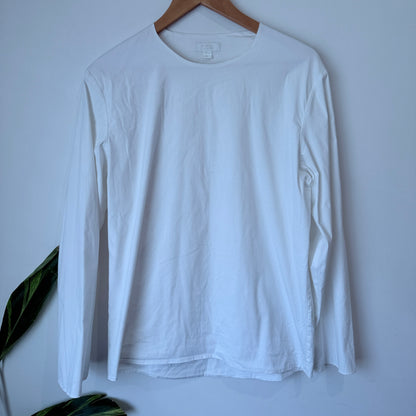 COS White Long Sleeve Top Size S