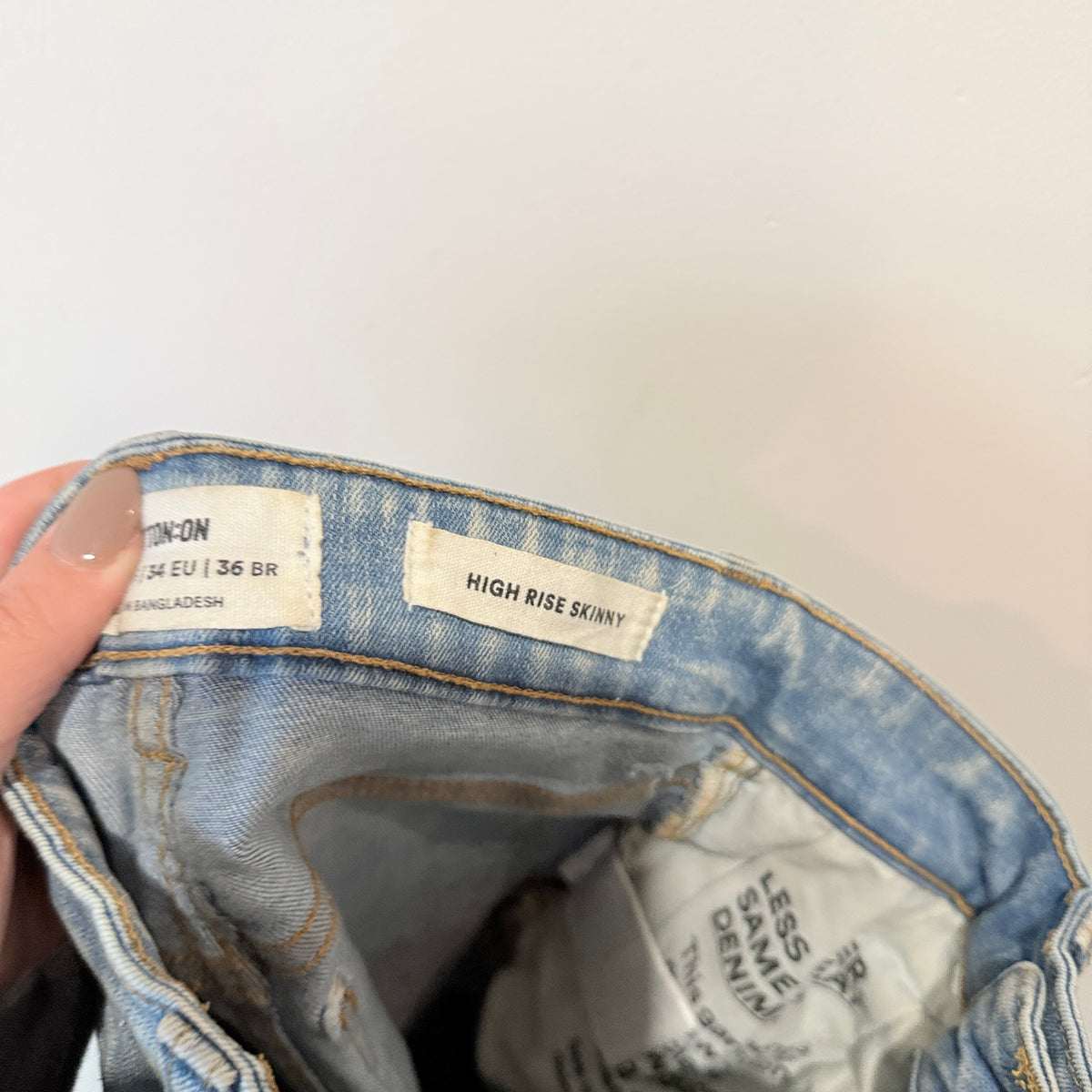 Cotton On Light Wash High Rise Skinny Jeans Size 6
