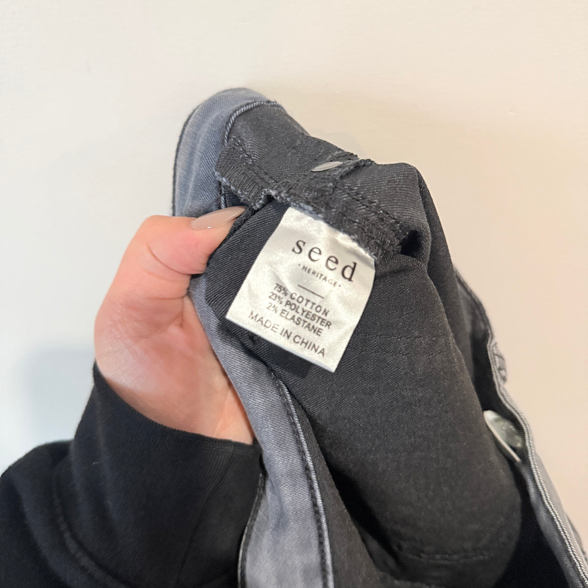 Seed Teen Grey Ripped Knee Skinny Jeans Size 12