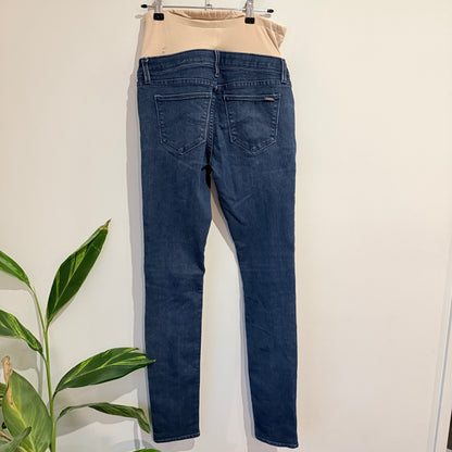 Mid Blue Maternity Skinny Jeans