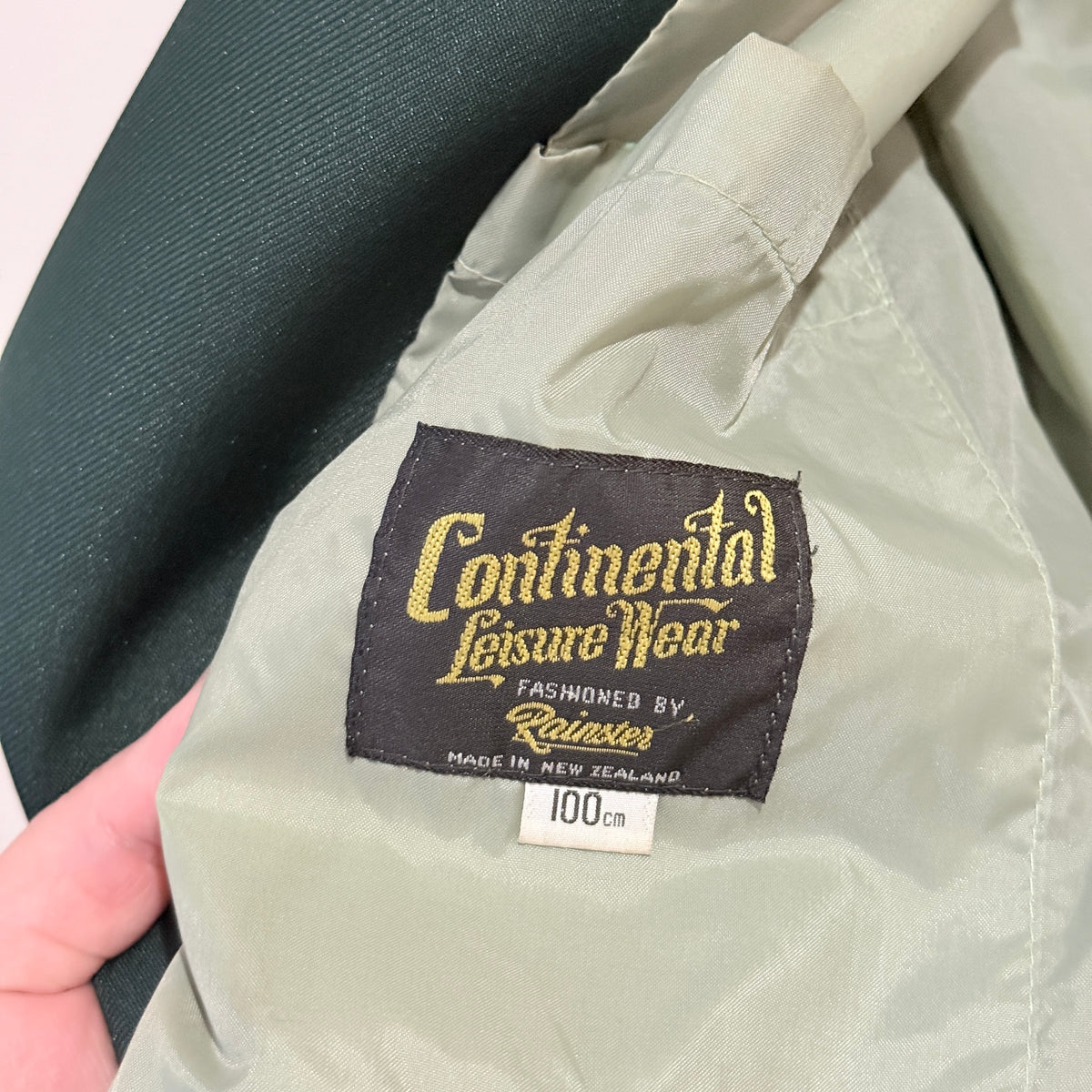 Continental Leisure Wear Dark Green Vintage Blazer Size 100cm