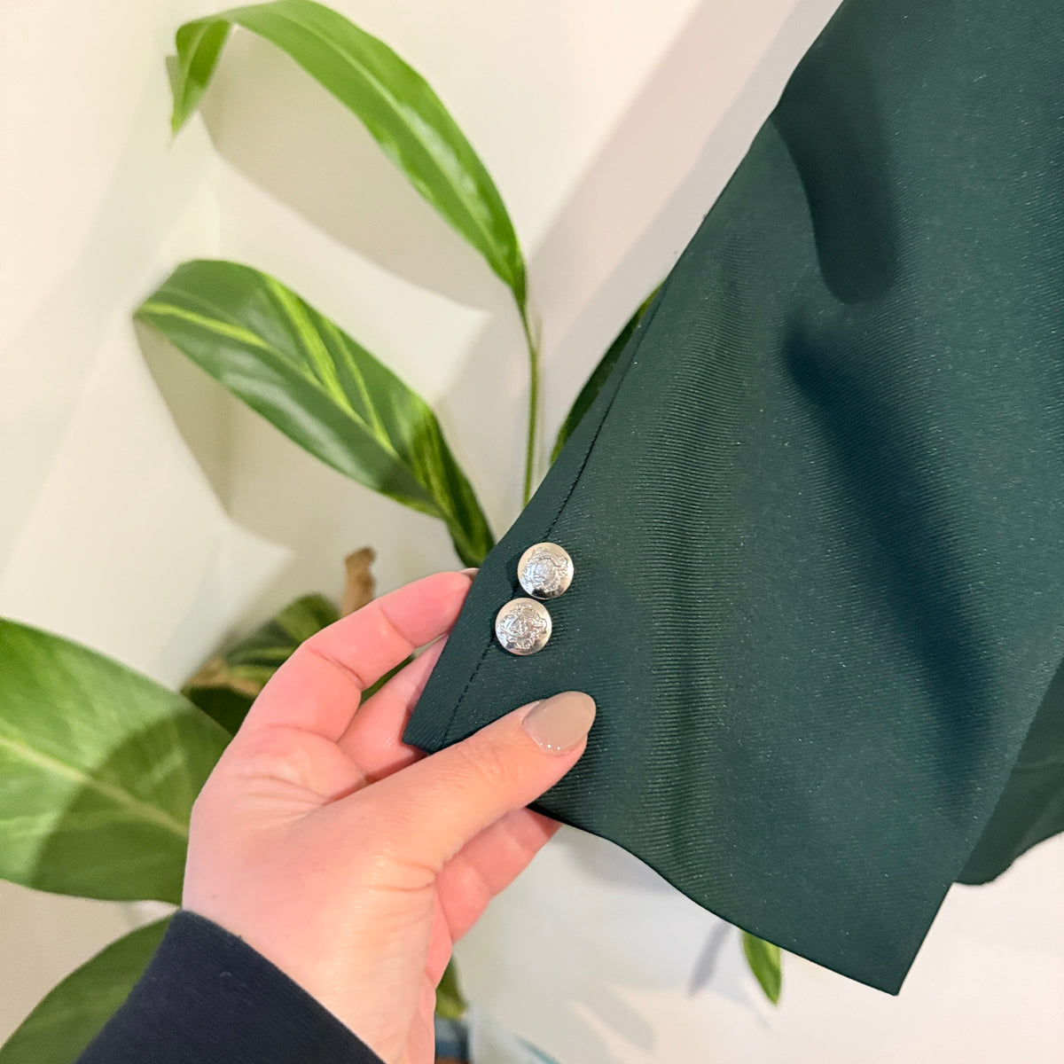 Continental Leisure Wear Dark Green Vintage Blazer Size 100cm