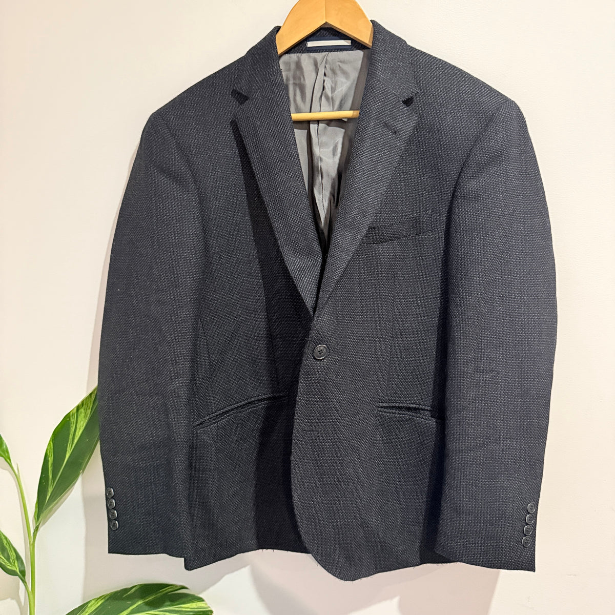 Cambridge Charcoal Pure Wool Blazer Size 104