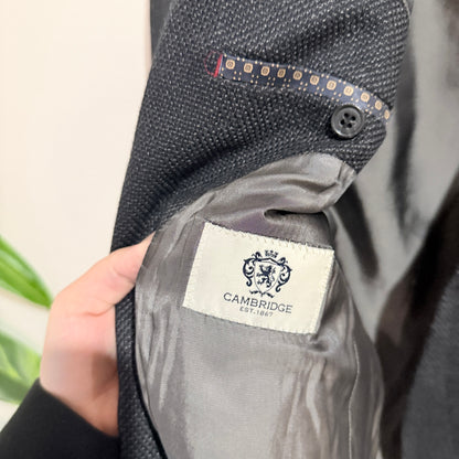 Cambridge Charcoal Pure Wool Blazer Size 104