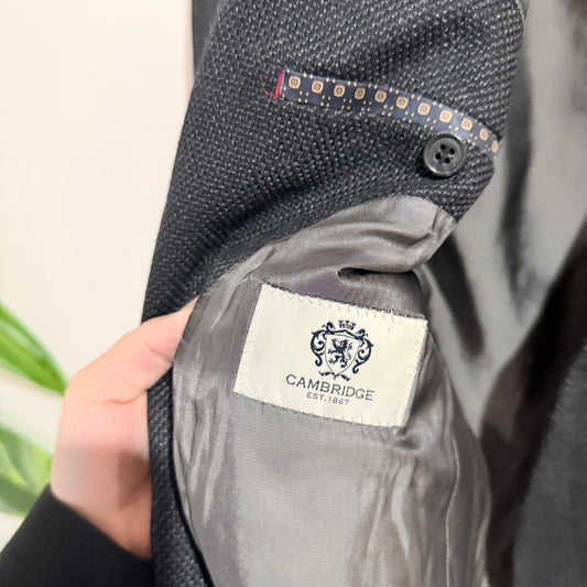 Cambridge Charcoal Pure Wool Blazer Size 104