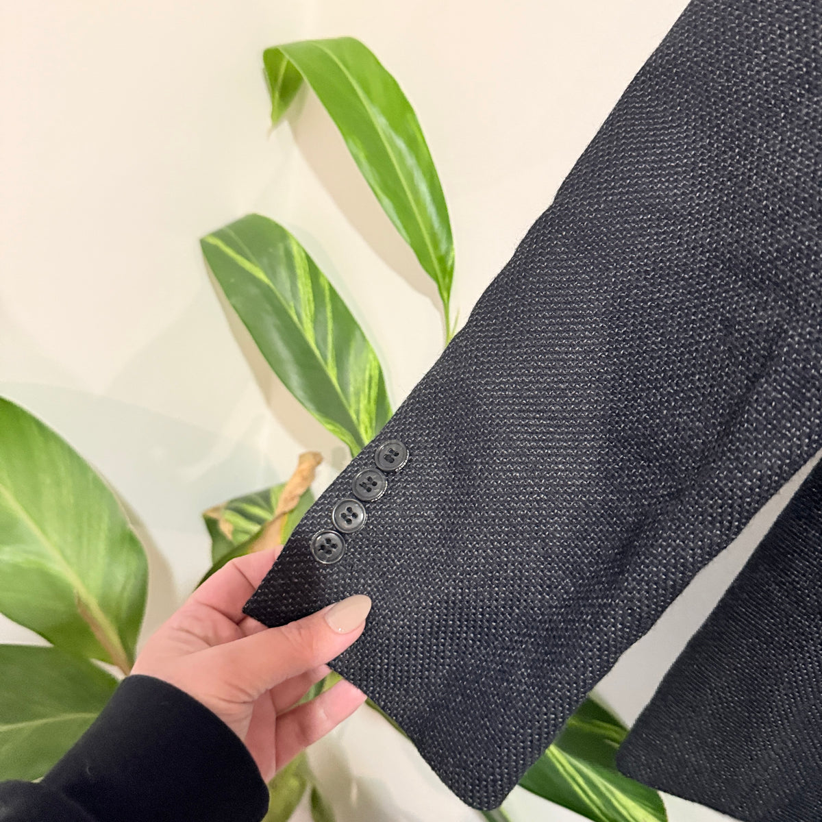 Cambridge Charcoal Pure Wool Blazer Size 104