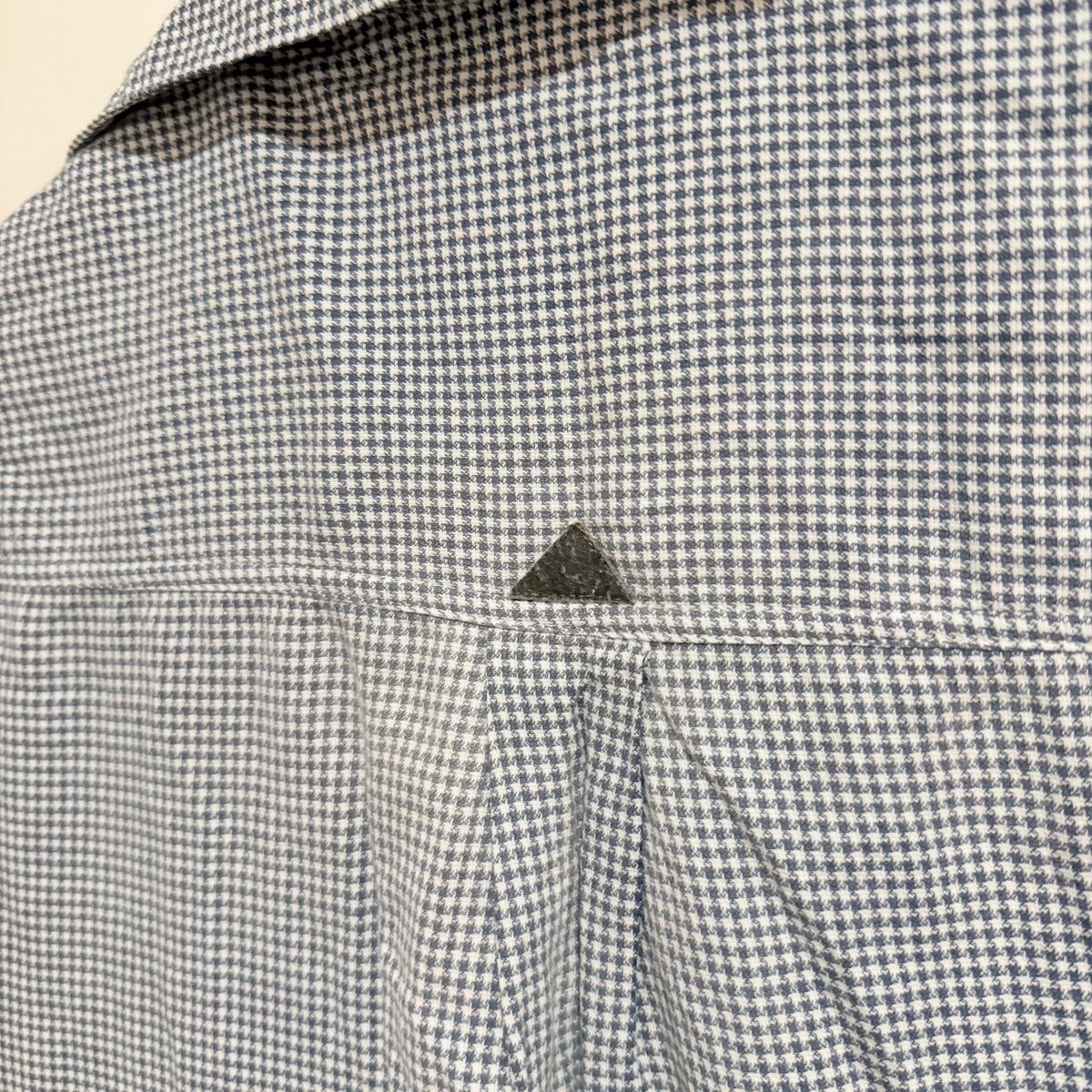 Kauri Navy Houndstooth Sleeveless Shirt Size 16