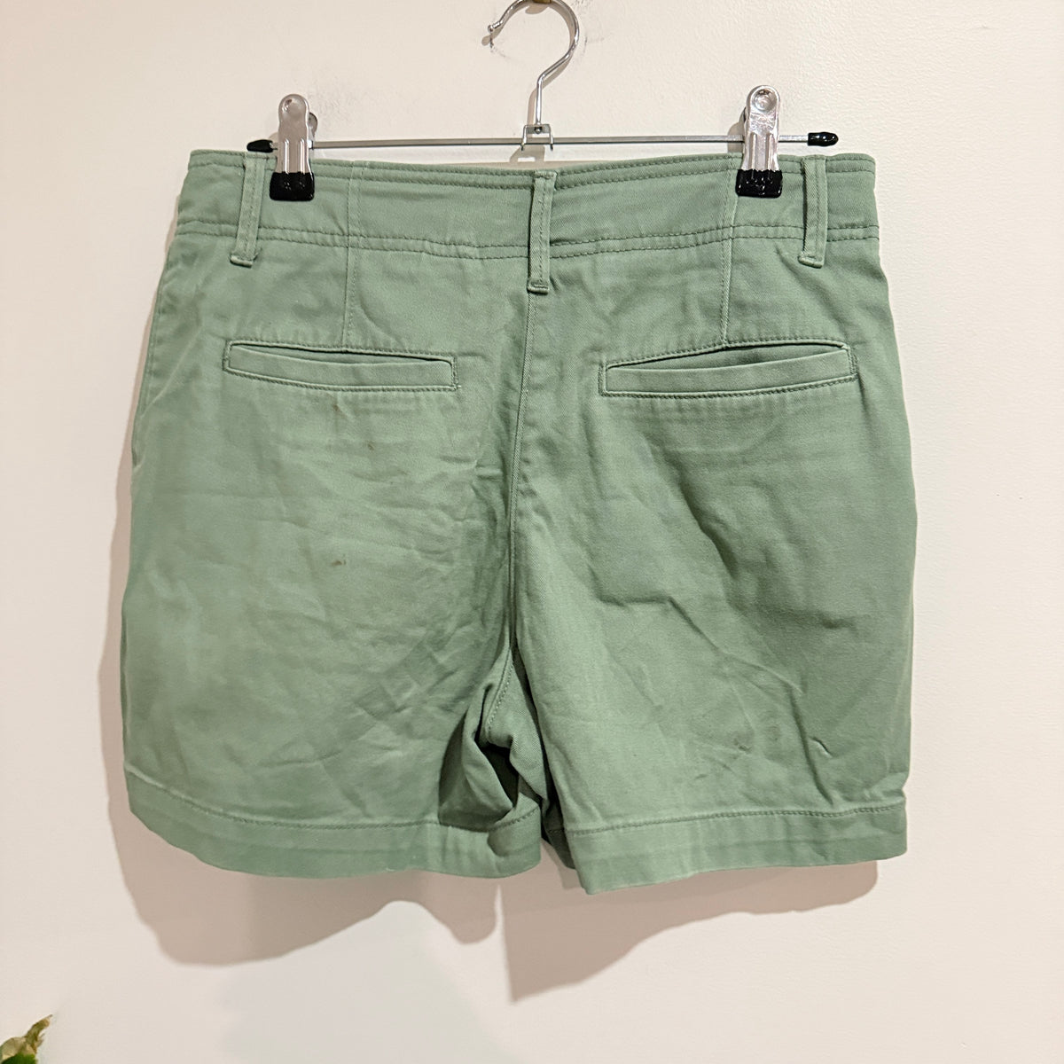 Dotti Sage Green Cotton Shorts Size 8