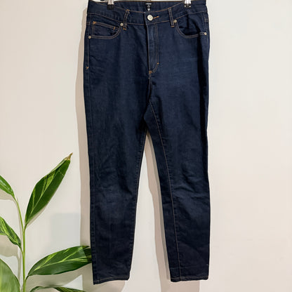Abrand Dark Indigo Mid Skinny Jeans Size 10