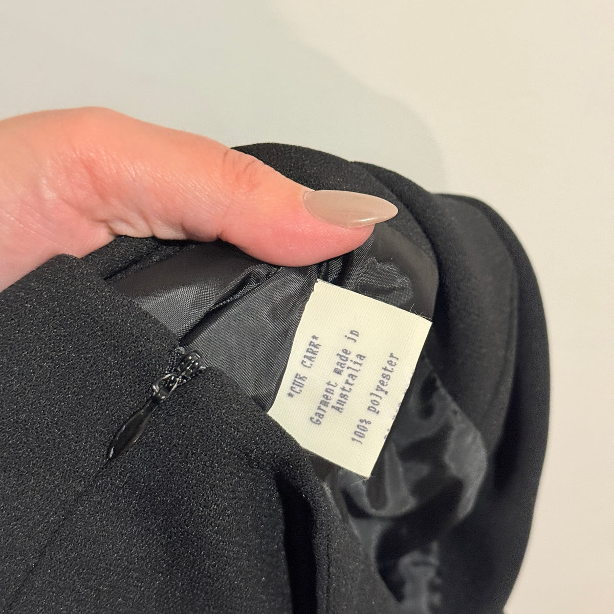Cue Black Velvet Waist Sleeveless Midi Dress Size 10