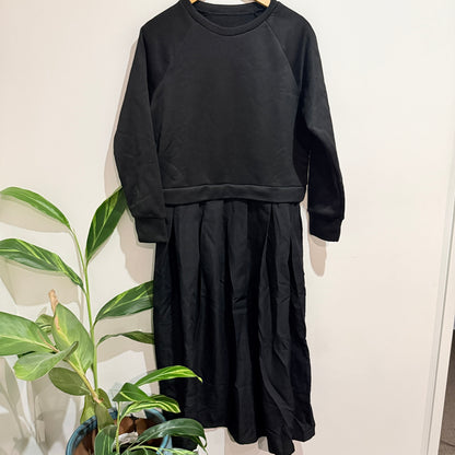 Brand Unknown Sweatshirt Maxi Dress Size U/Arm to U/Arm 52cm