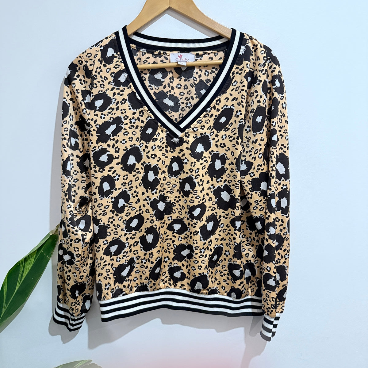 Charlo Long-sleeved Top Size 10