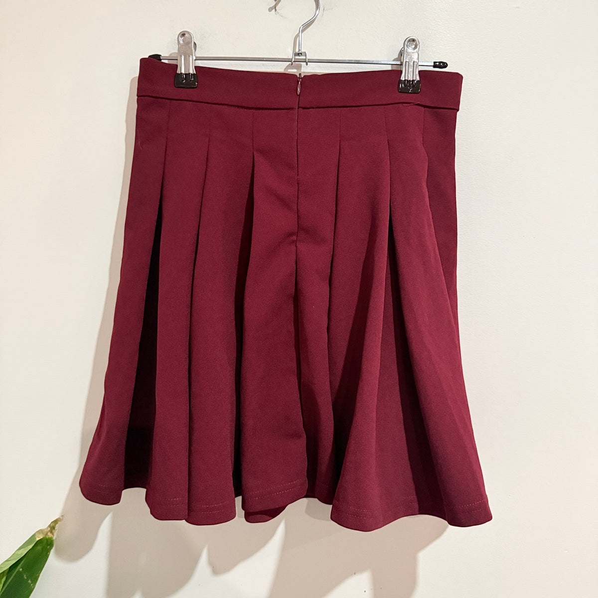 Shein Box-pleated Skater Skirt Size S