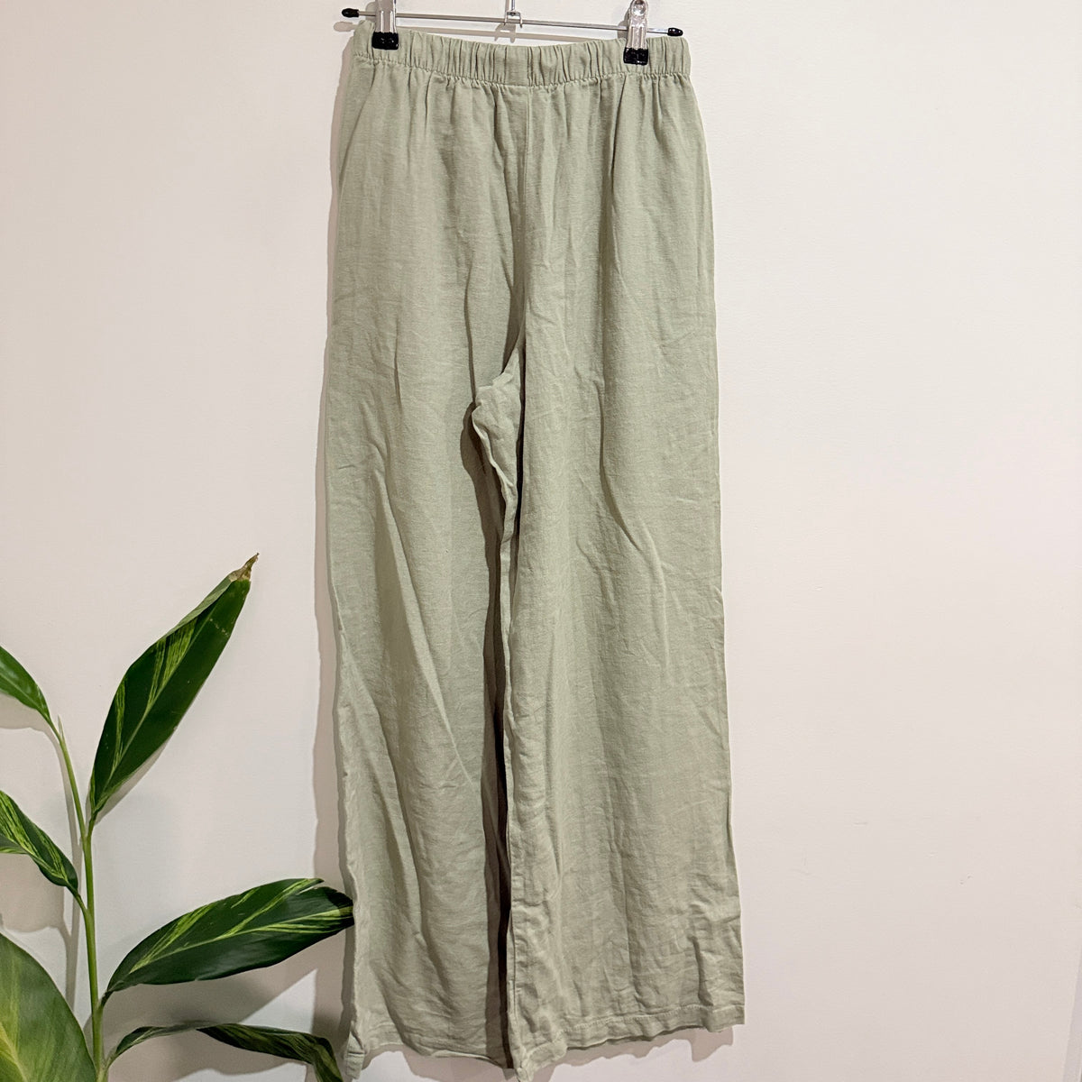 Anko Linen Drawstring Pants Size 6