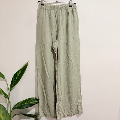 Anko Linen Drawstring Pants Size 6