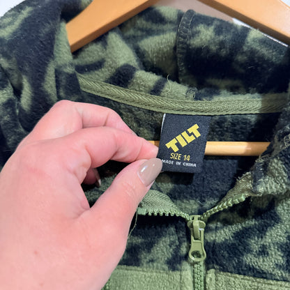 Tilt Half-zip Fleece Hoodie Size 14