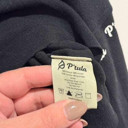P'tula Cropped Hoodie Size Small