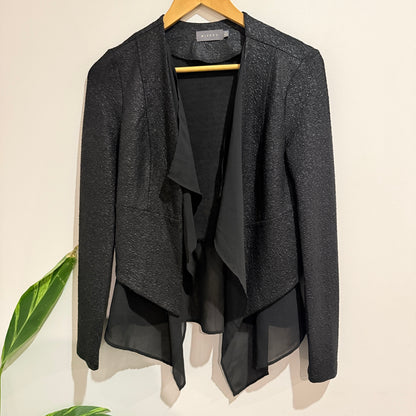 Mirrou Open-front Draped Cardigan Size 8