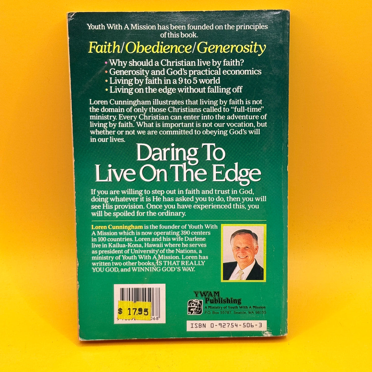 Daring to Live on the Edge by Loren Cunningham and Janice Rogers