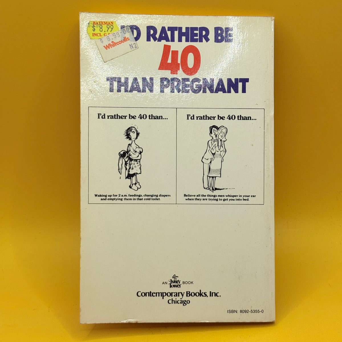 I’d Rather Be 40 Than Pregnant by Karen Kavet (1983)
