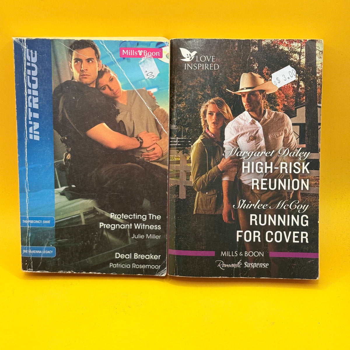 Mills & Boon: Protecting the Pregnant Witness, Deal Breaker,  High-Risk Reunion and Running for Cover