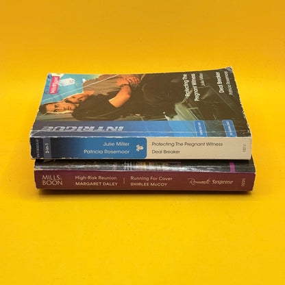 Mills & Boon: Protecting the Pregnant Witness, Deal Breaker,  High-Risk Reunion and Running for Cover