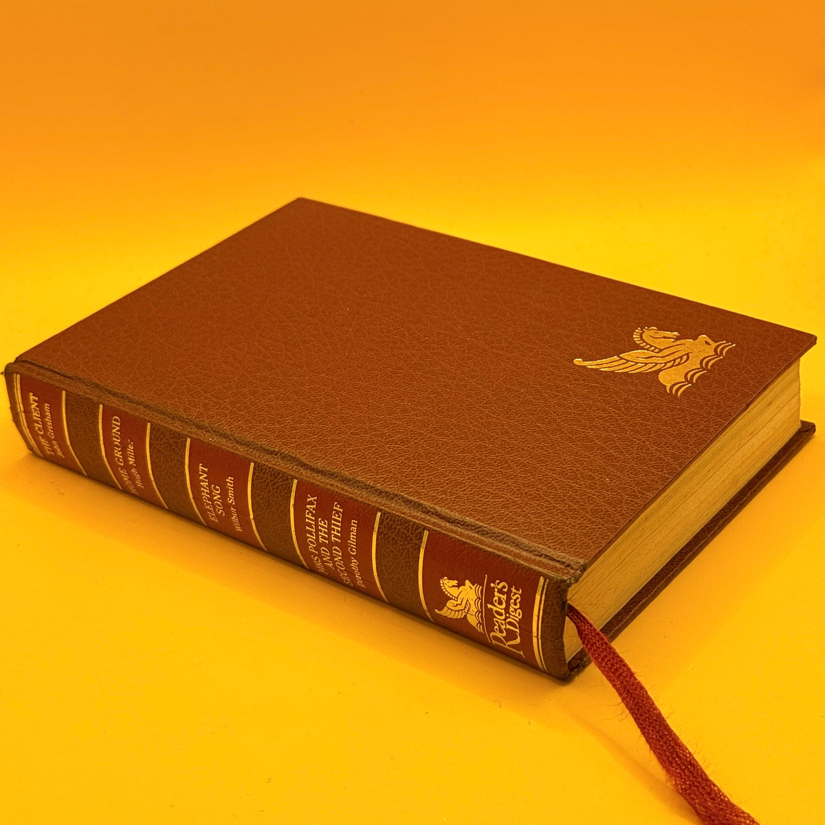 The Client, Home Ground, Elephant Song and Mrs Pollifax and the Second Thief by John Grisham, Hugh Miller, Wilbur Smith and Dorothy Gilman (1994)