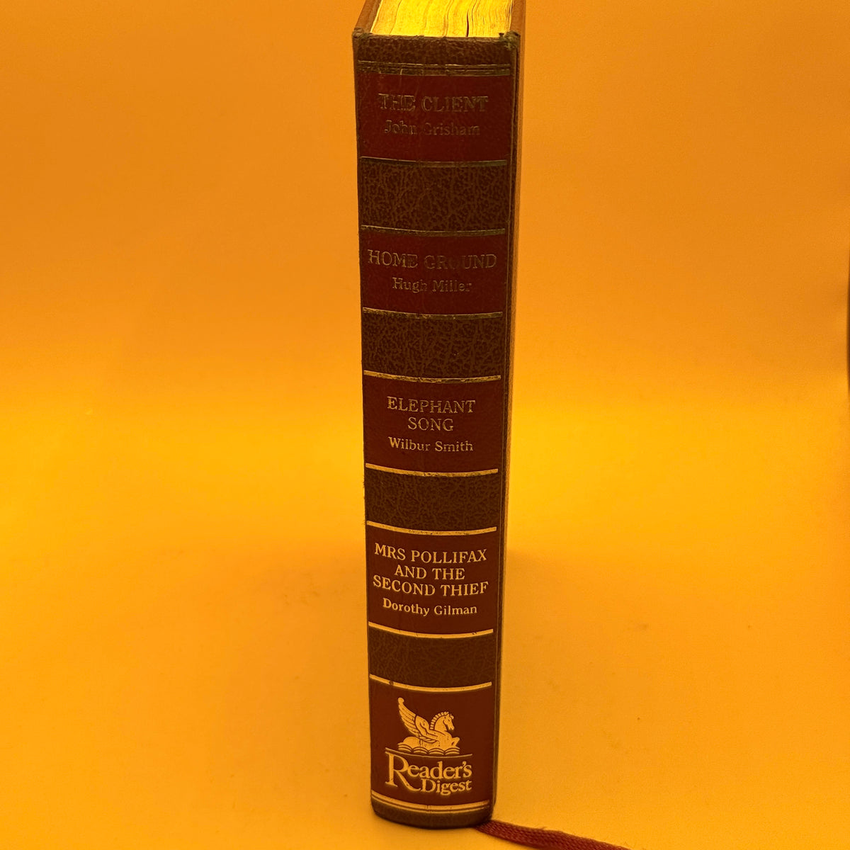 The Client, Home Ground, Elephant Song and Mrs Pollifax and the Second Thief by John Grisham, Hugh Miller, Wilbur Smith and Dorothy Gilman (1994)