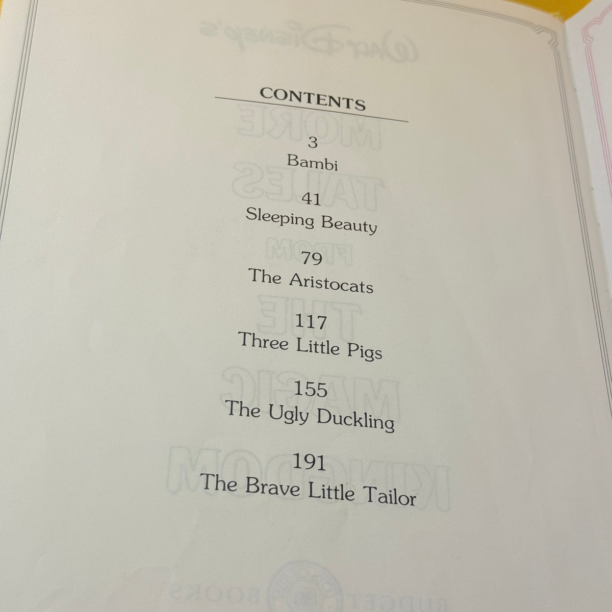 Walt Disney’s More Tales from the Magic Kingdom by Walt Disney Company (1990)