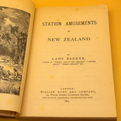 Station Amusements in New Zealand by Lady Barker