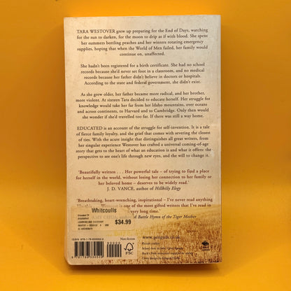 Educated by Tara Westover