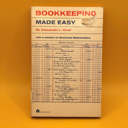 Bookkeeping Made Easy by Alexander L. Sheff (1966)