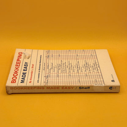 Bookkeeping Made Easy by Alexander L. Sheff (1966)