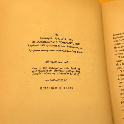 Bookkeeping Made Easy by Alexander L. Sheff (1966)