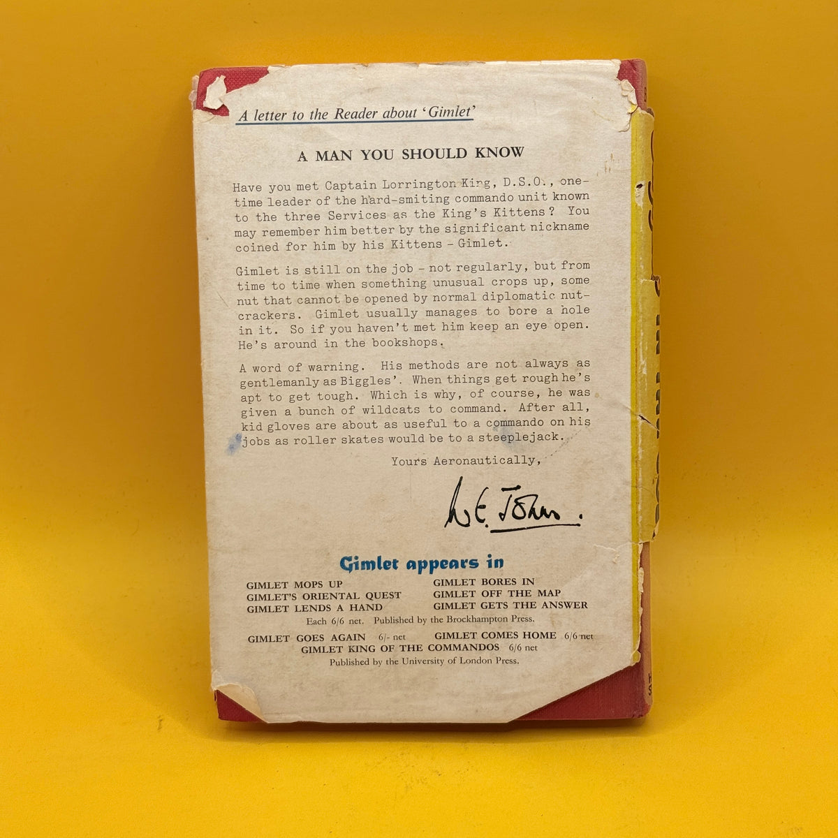 Biggles in the Gobi by W. E. Johns (1954)