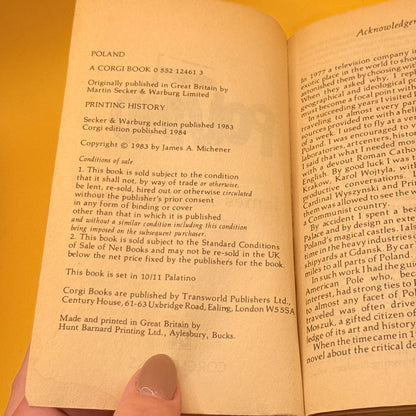 Poland by James A. Michener (Corgi, 1984)