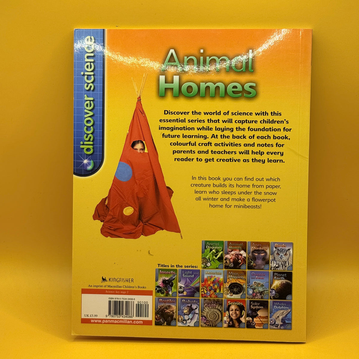 Discover Science: Animal Homes by Angela Wilkes