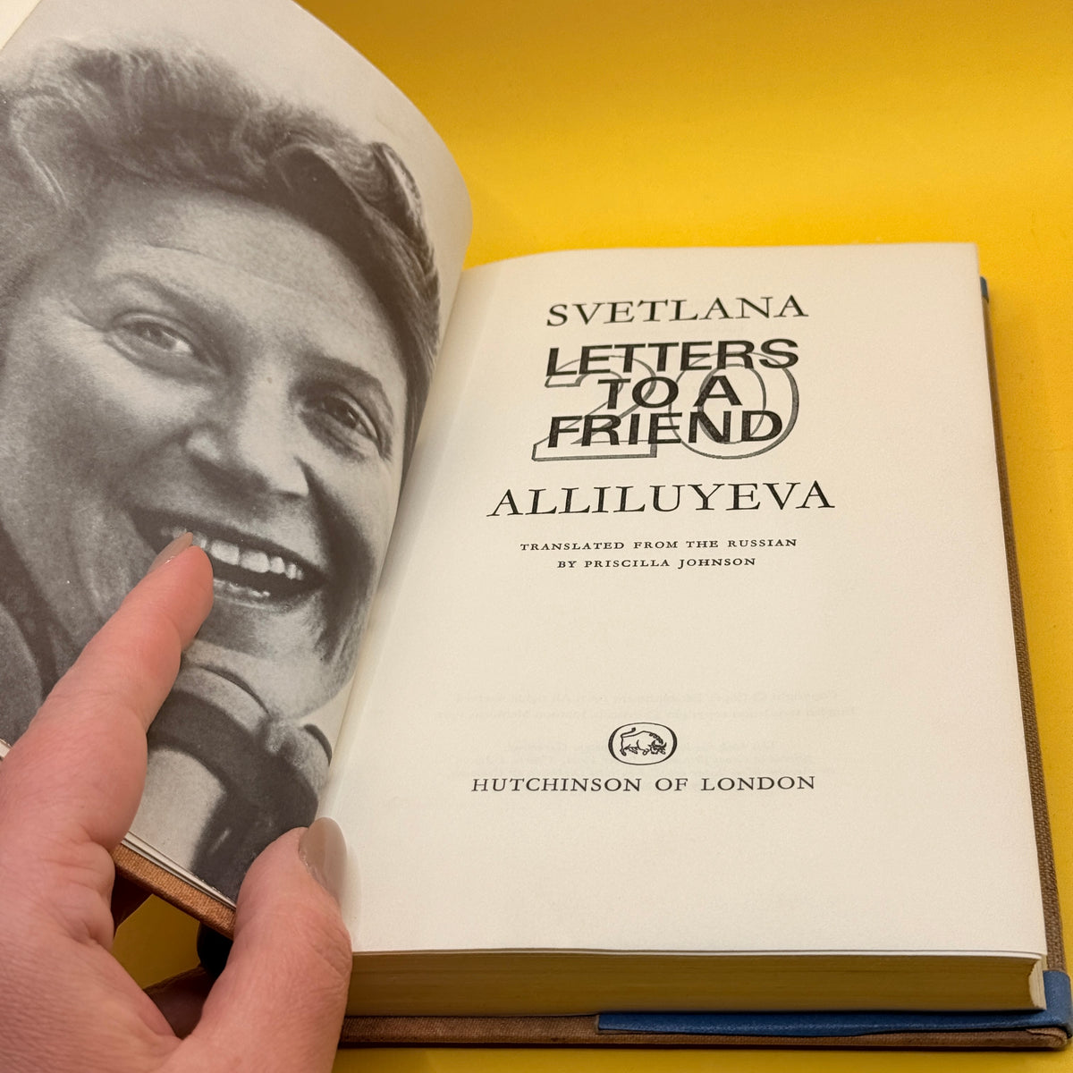 Letters to a Friend by Svetlana Alliluyeva (1967)