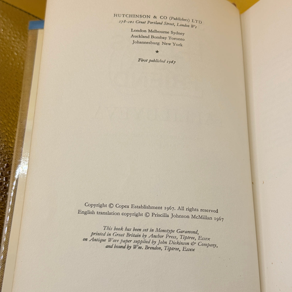 Letters to a Friend by Svetlana Alliluyeva (1967)