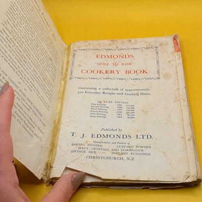Edmonds Sure to Rise Cookery Book by Edmonds (1964)