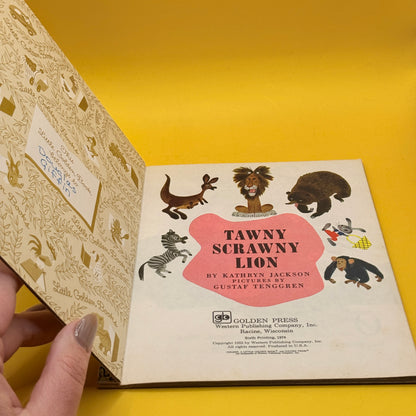 Tawny Scrawny Lion by Kathryn Jackson (1958)