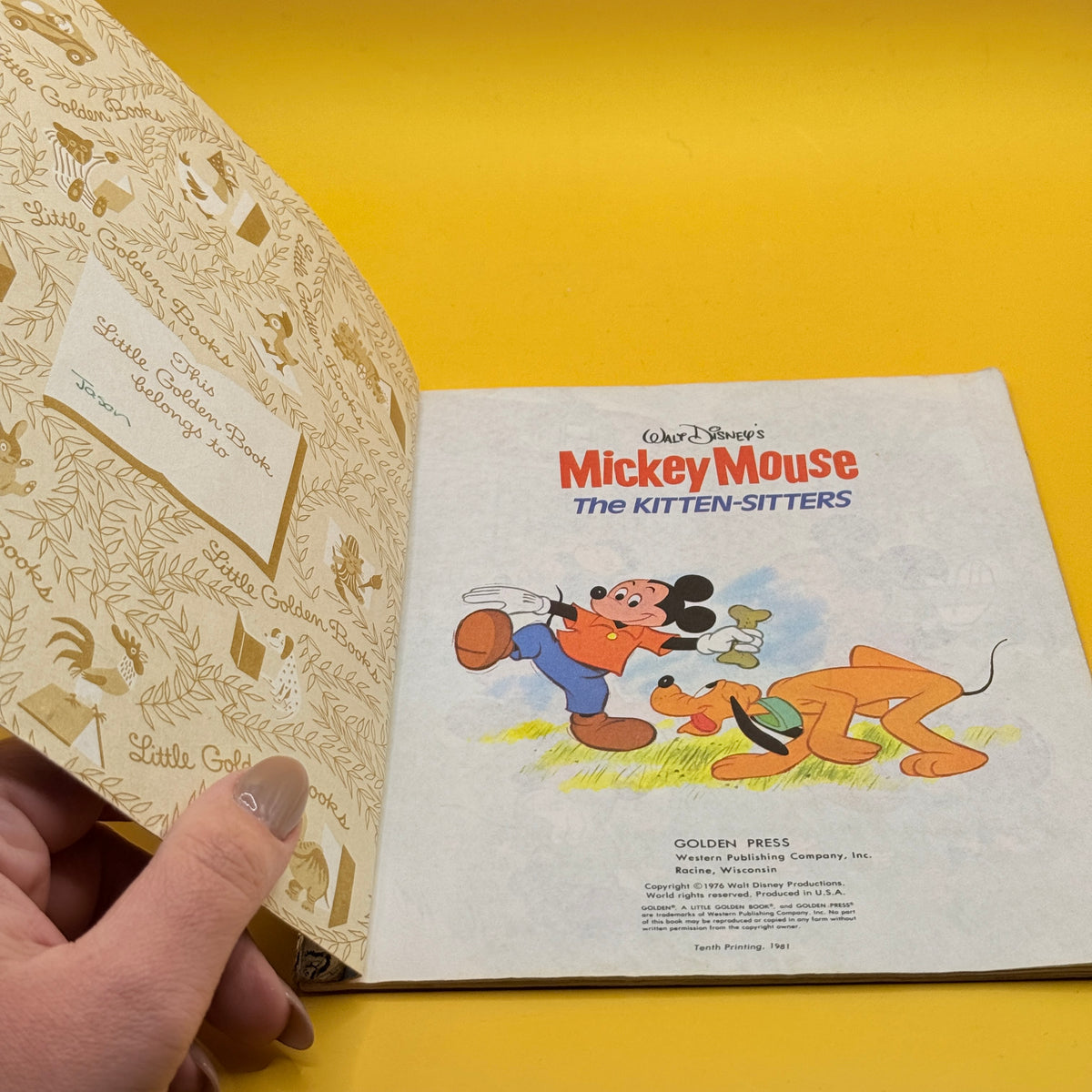Walt Disney's Mickey Mouse: The Kitten-Sitters by Walt Disney Productions